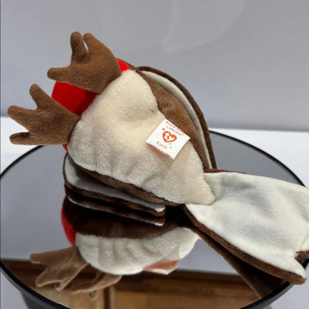 TY Beanie Baby Early Brown and Red Robin #616 - Soft Pet Bird Plush NWT